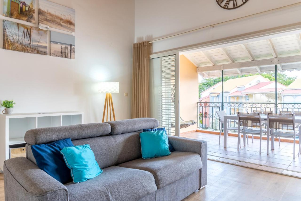 Superbe Appartement En Duplex En Residence - Caye D'Argent Le Gosier  Dış mekan fotoğraf