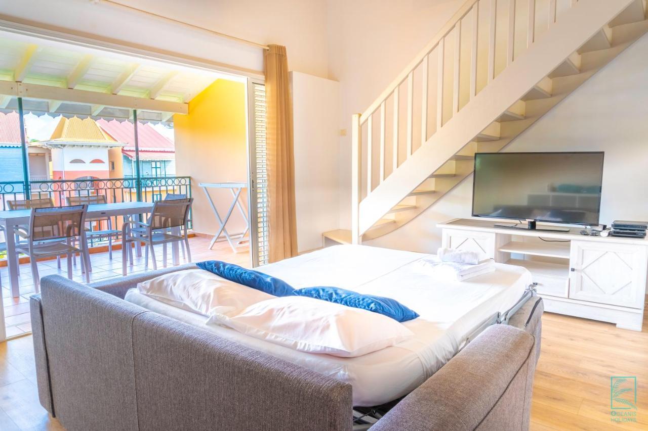 Superbe Appartement En Duplex En Residence - Caye D'Argent Le Gosier  Dış mekan fotoğraf